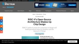 Article on RISC-V open source